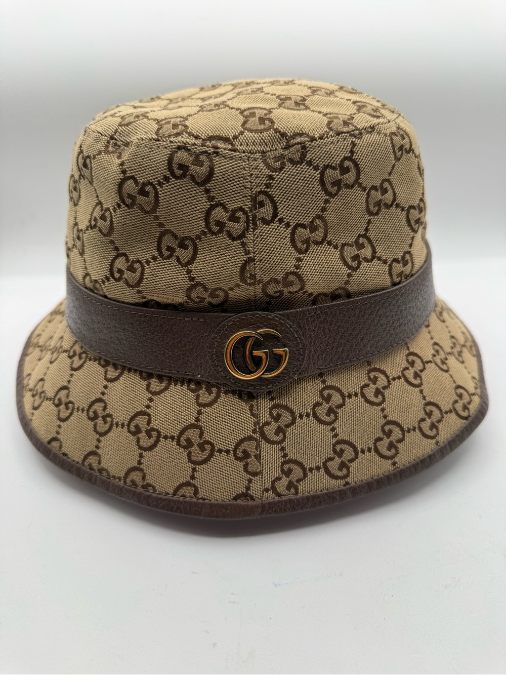 Gucci Beige/Brown GG monogram Bucket Hat